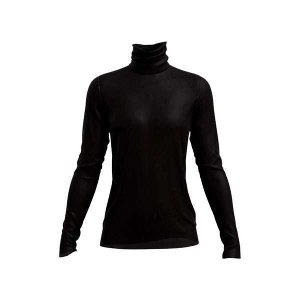 Dolcevita misto cashmere in tinta unita Nero EMME MARELLA- Francavilla Moda
